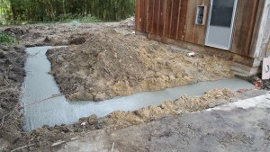 Concrete Footing Poured