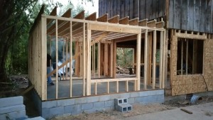 First floor framed Front